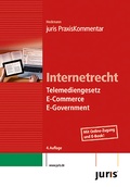 Cover: juris PraxisKommentar Internetrecht - Juris
