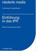 Cover: Einf&uuml;hrung in das IPR - niederle media