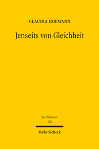 Enlarge image Cover: Jenseits von Gleichheit - Mohr Siebeck