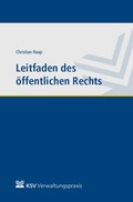 Cover: Leitfaden des &ouml;ffentlichen Rechts - KSV Medien