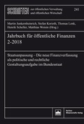 Abbildung von: Jahrbuch für öffentliche Finanzen 2-2018 - Berliner Wissenschafts-Verlag