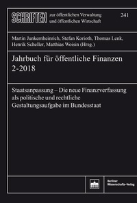 Abbildung von: Jahrbuch für öffentliche Finanzen 2-2018 - Berliner Wissenschafts-Verlag
