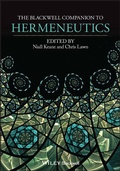 Cover: The Blackwell Companion to Hermeneutics - Wiley