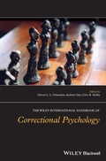 Cover: The Wiley International Handbook of Correctional Psychology - Wiley-Blackwell