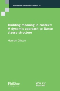 Enlarge image Cover: Building Meaning in Context P - Wiley-Blackwell