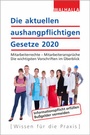 Bild: Die aktuellen aushangpflichtigen Gesetze 2020 - Walhalla