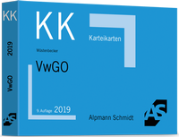 Abbildung von: Karteikarten VwGO - Alpmann Schmidt