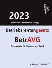 Abbildung von: Betriebsrentengesetz - BetrAVG - DRV