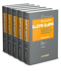 Abbildung von: Europäisches Zivilprozess- und Kollisionsrecht EuZPR/EuIPR, Bände I-V - Otto Schmidt Verlag