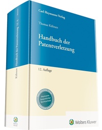 Abbildung von: Handbuch der Patentverletzung - Carl Heymanns Verlag