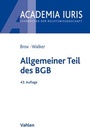 Bild: Allgemeiner Teil des BGB - Vahlen
