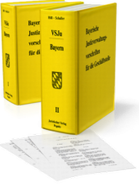 Abbildung von: Bayerische Justizverwaltungsvorschriften für die Geschäftsstellen der Gerichte und Staatsanwaltschaften (VSJu) - Juristischer Verlag Pegnitz