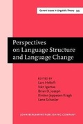 Cover: Perspectives on Language Structure and Language Change - John Benjamins Publishing Co
