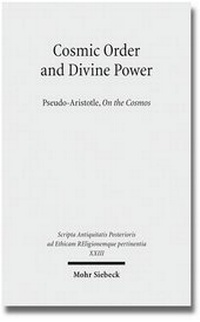 Abbildung von: Cosmic Order and Divine Power - Mohr Siebeck