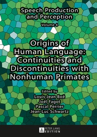Enlarge image Cover: Origins of Human Language: Continuities and Discontinuities with Nonhuman Primates - Peter Lang Verlag