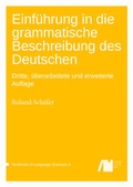 Cover: Einf&uuml;hrung in die grammatische Beschreibung des Deutschen - Freie Universit&auml;t Berlin Universit&auml;tsbibliothek