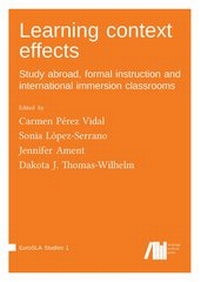 Enlarge image Cover: Learning context effects - Freie Universität Berlin Universitätsbibliothek