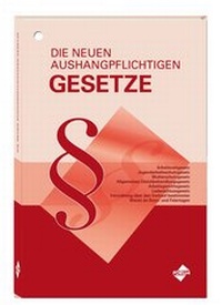 Abbildung von: Die neuen aushangpflichtigen Gesetze - Forum
