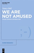 Cover: We Are Not Amused - De Gruyter Mouton