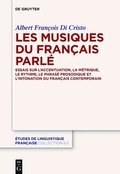 Cover: Les musiques du fran&ccedil;ais parl&eacute; - De Gruyter