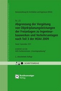 Abbildung von: Abgrenzung der Vergütung von Objektplanungsleistungen nach Teil 3 der HOAI 2009 - Reguvis Fachmedien