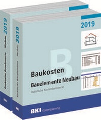Bild vergrößern Bild: BKI Baukosten Gebäude + Bauelemente Neubau 2019 - Kombi Teil 1-2 - Rudolf Müller Verlag