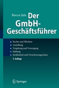Cover: Der GmbH-Gesch&auml;ftsf&uuml;hrer - Springer