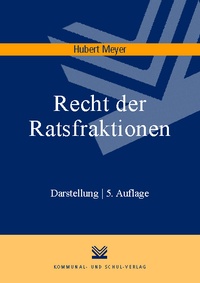 Enlarge image Cover: Recht der Ratsfraktionen - KSV Medien