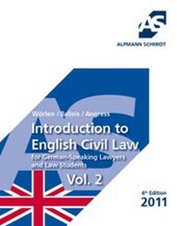 Enlarge image Cover: Introduction to English Civil Law Vol. 2 - Alpmann Schmidt