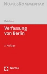 Abbildung von: Verfassung von Berlin - Nomos