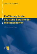 Cover: Einf&uuml;hrung in die deutsche Sprache der Wissenschaften - Erich Schmidt Verlag