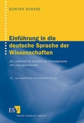 Cover: Einf&uuml;hrung in die deutsche Sprache der Wissenschaften - Erich Schmidt Verlag