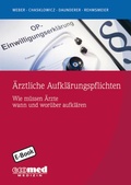 Cover: &Auml;rztliche Aufkl&auml;rungspflichten - ecomed Storck