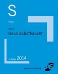 Enlarge image Cover: Skript Gesellschaftsrecht - Alpmann Schmidt