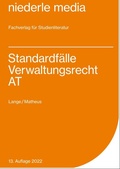 Cover: Standardf&auml;lle Verwaltungsrecht (AT) - niederle media