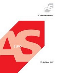 Enlarge image Cover: StPO - Alpmann Schmidt