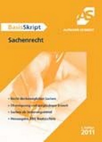 Enlarge image Cover: BasisSkript Sachenrecht - Alpmann Schmidt