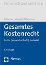 Bild: Gesamtes Kostenrecht - Nomos