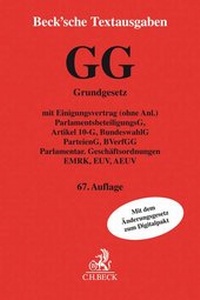 Abbildung von: Grundgesetz für die Bundesrepublik Deutschland: GG - C.H.BECK