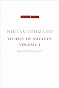Cover: Theory of Society, Volume 1 - Stanford University Press