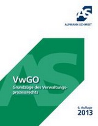 Abbildung von: Skript VwGO - Alpmann Schmidt