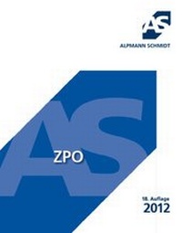 Abbildung von: ZPO - Alpmann Schmidt