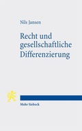 Cover: Recht und gesellschaftliche Differenzierung - Mohr Siebeck