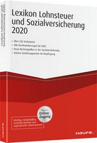 Abbildung von: Lexikon Lohnsteuer und Sozialversicherung 2020 plus Onlinezugang - Haufe-Lexware