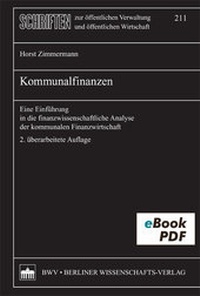Abbildung von: Kommunalfinanzen - Berliner Wissenschafts-Verlag