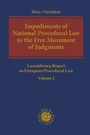Cover: Impediments of National Procedural Law to the Free Movement of Judgments - Hart Publishing