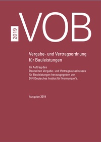 Abbildung von: VOB Gesamtausgabe 2019 - Beuth