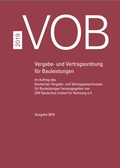 Cover: VOB Gesamtausgabe 2019 - DIN Media