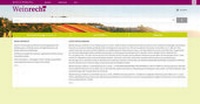 Abbildung von: Weinrecht - Boorberg