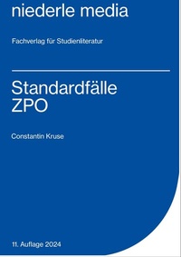 Abbildung von: Standardfälle ZPO - niederle media